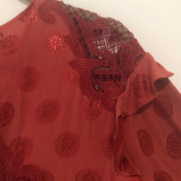 Free People Dotted Macrame Party Midi Dress - Picture 6 of 6